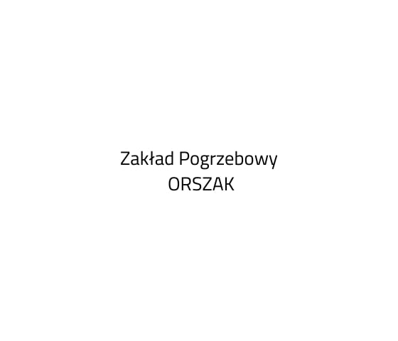 Zakład Pogrzebowy Orszak Jarosław Telega Sietesz Logo