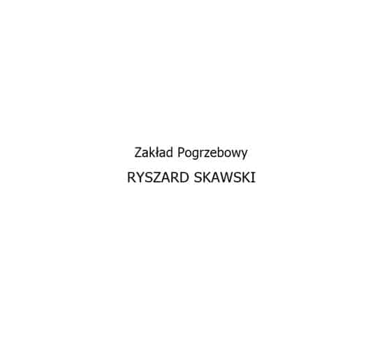 Logo Zakładu Pogrzebowego Ryszard Skawski wysokomazowiecki