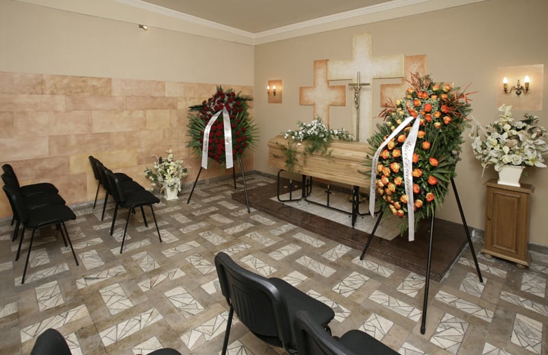 Jedna z kaplic pogrzebowych Zakładu Pogrzebowego Służew