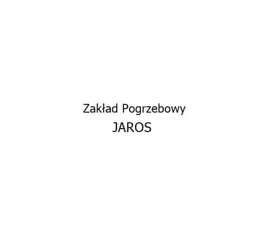 Logo Zakład Pogrzebowy Jaros Hrubieszów