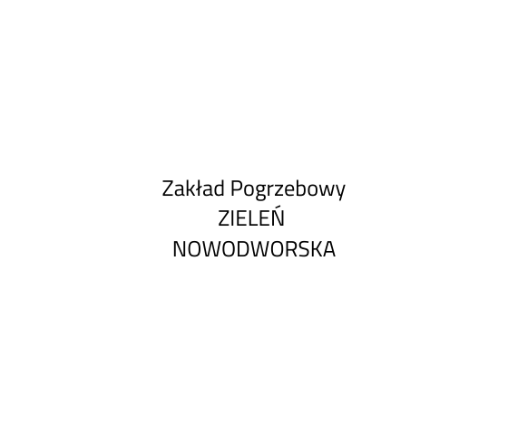 Logo Zakładu Pogrzebowego Zieleń Nowodworska Nowy Dwór Gdański