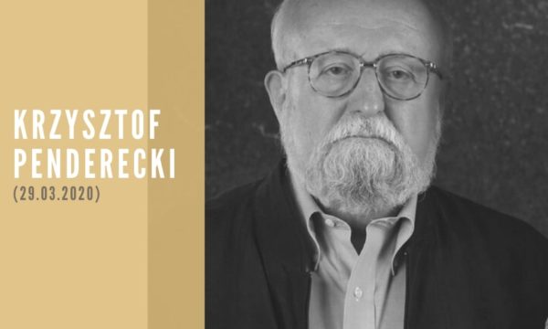 Krzysztof Penderecki - rocznica śmierci