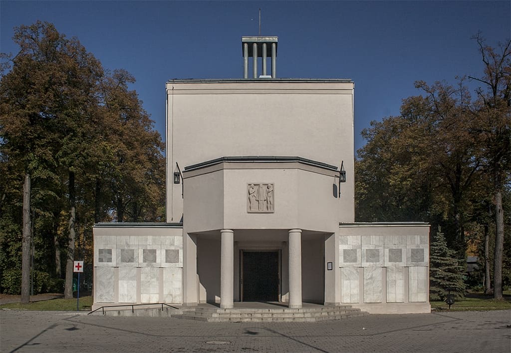 Kaplica z 1921 roku - Cmentarz we Wrocławiu