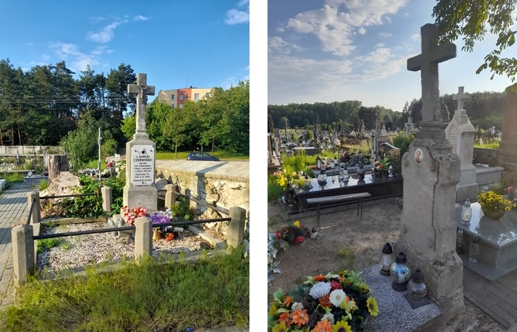 Cmentarz parafialny w Janowcu nad Wisłą - nagrobki